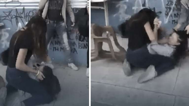 Αγριος ξυλοδαρμός16χρονης από συμμαθήτριές σε σχολείο-video