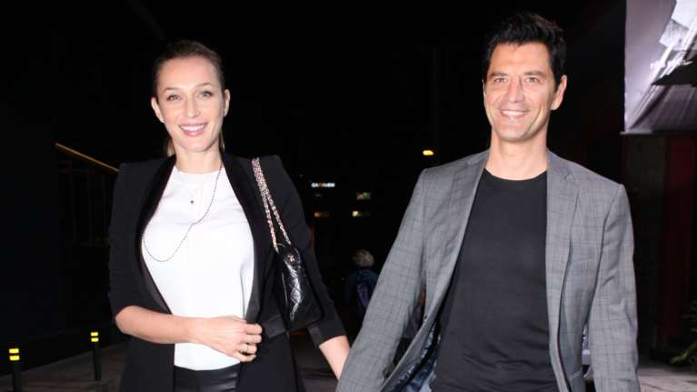 Οι πολύτεκνοι Ρουβάς και Ζυγούλη σε σπάνια βραδινή έξοδο