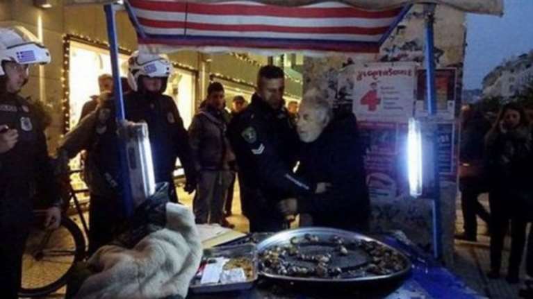 &#39;Εστειλαν διμοιρία για να συλλάβει έναν καστανά:κατακραυγή στο Τwitter