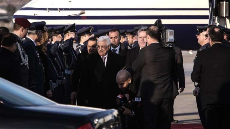 Στην Αθήνα ο Πρόεδρος της Παλαιστίνης