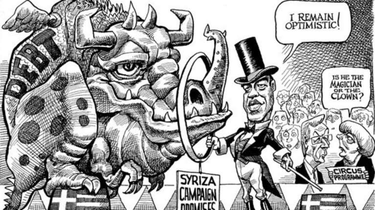 Καυστικό σκίτσο του Εconomist για τις υποσχέσεις του ΣΥΡΙΖΑ