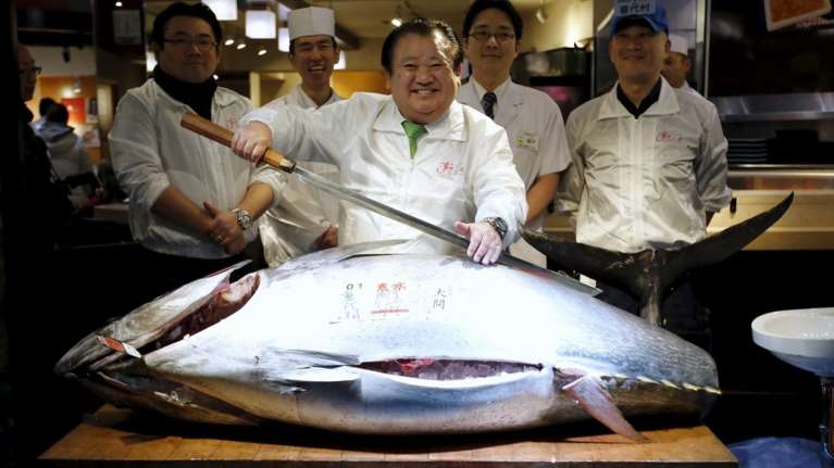 Μπλε τόνος 200 κιλών δημοπρατήθηκε για 117 χιλιάδες δολάρια