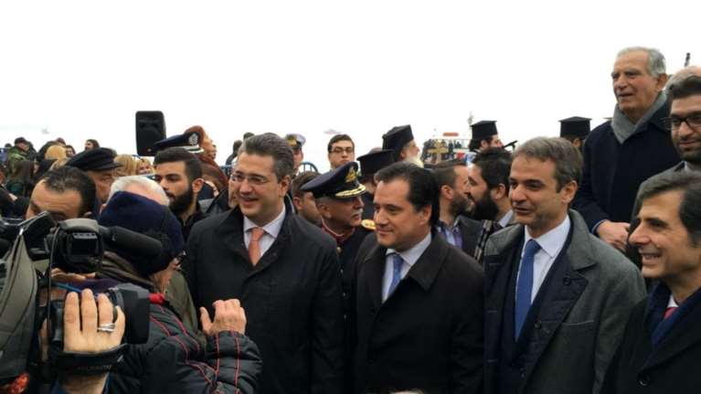 Πλάι πλάι Μητσοτάκης-Τζιτζικώστας-Άδωνις στη Θεσ/νίκη