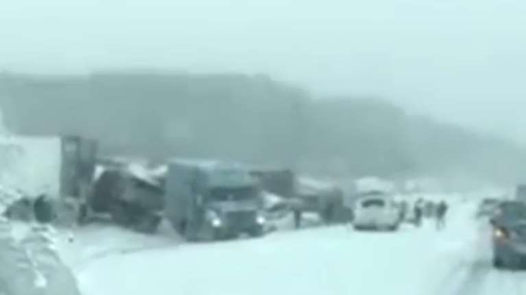 Καραμπόλα με 40 αυτοκίνητα στην Ιντιάνα των ΗΠΑ