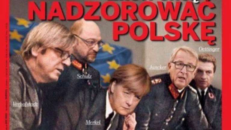 Περιοδικό «βάζει» ναζιστικές στολές σε Μέρκελ-Γιούνκερ