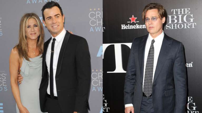 Ο Μπράντ Πιτ μπαίνει ανάμεσα στο ζεύγος Άνιστον - Θερού