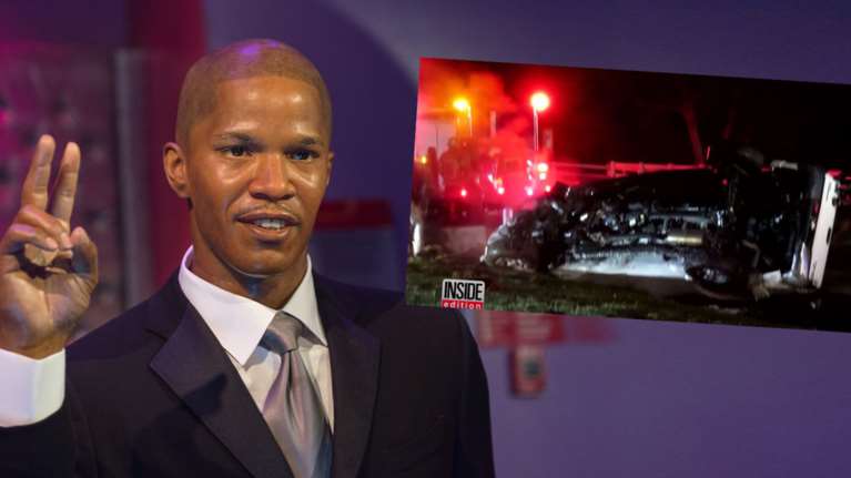 Ο Τζέιμι Φοξ έσωσε άνδρα λίγο πριν εκραγεί το αμάξι του και τον αποθεώνουν