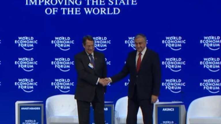 Αναστασιάδης και Ακιτζί στο Νταβός: Λύση στο Κυπριακό μέσα στο 2016