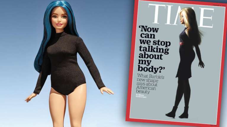 Μετά από 56 χρόνια, η Barbie έγινε αληθινή γυναίκα και το ΤΙΜΕ την τιμά