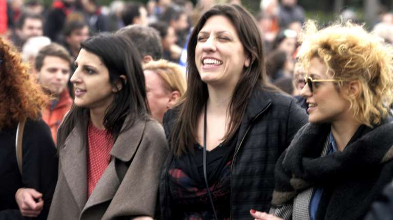 Το απίστευτο σύνθημα που φώναζε η Ζωή για τον Τσίπρα