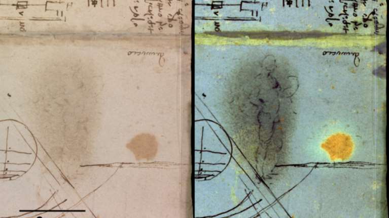 Ανακαλύφθηκε σβησμένο γυμνό σε ένα ημερολόγιο του Ντα Βίντσι