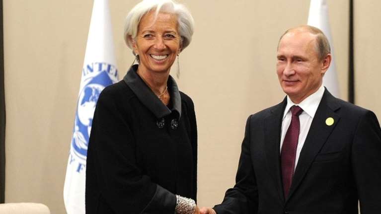 Ο Πούτιν στηρίζει Λαγκάρντ για δεύτερη θητεία στο ΔΝΤ