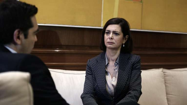 Μια Ιταλίδα στο Μαξίμου: Συνάντηση Τσίπρα - Μπολντρίνι