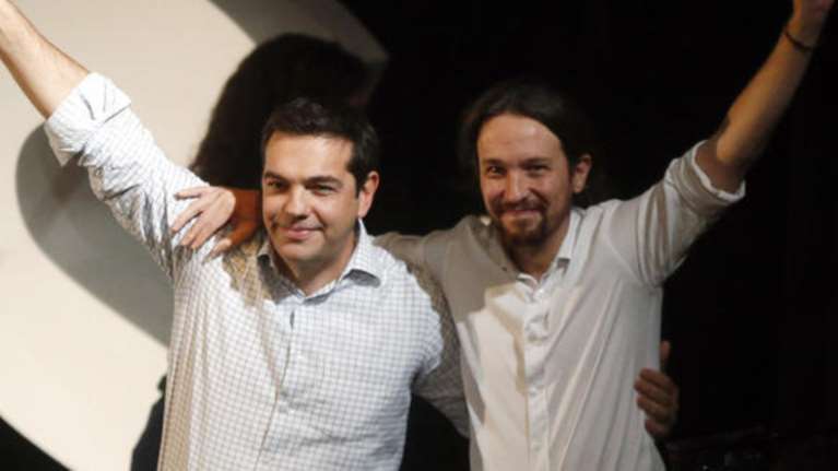FAZ: «Θύματα» του ιού ΣΥΡΙΖΑ οι Podemos στην Ισπανία