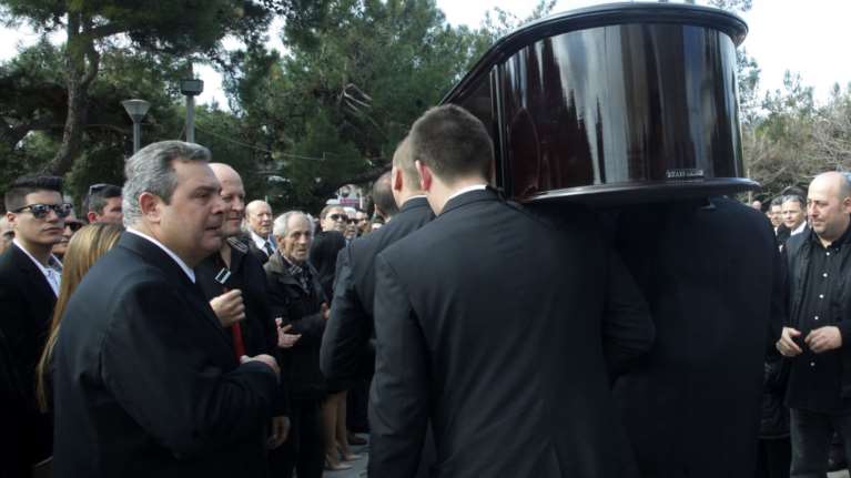 Κήδεψε σήμερα τον πατέρα του ο Πάνος Καμμένος