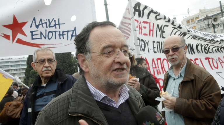 Οργή Λαφαζάνη:Ο Τσίπρας κάνει τη βρώμικη δουλειά μόνος