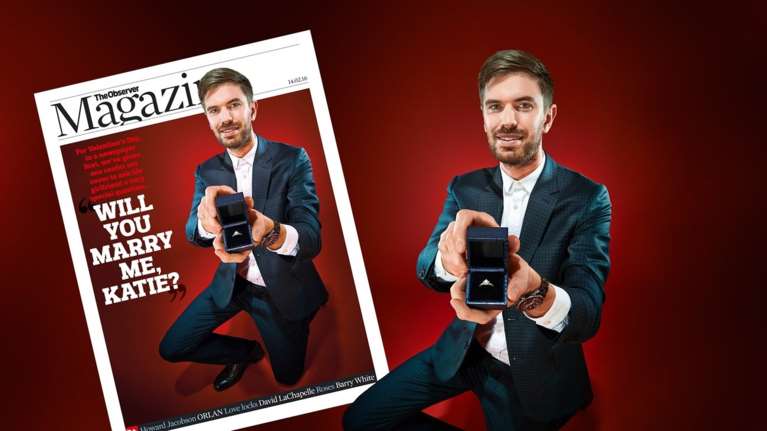 Πρόταση γάμου σε... εξώφυλλο περιοδικού, ανήμερα του Αγίου Βαλεντίνου