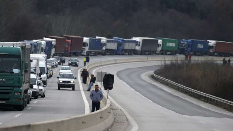 Αντιμπλόκο Βούλγαρων οδηγών στα σύνορα - Ουρές χιλιομέτρων