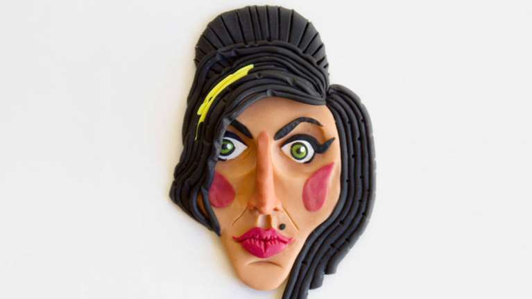 Πορτραίτα αγαπημένων καλλιτεχνών φτιαγμένα από πλαστελίνη