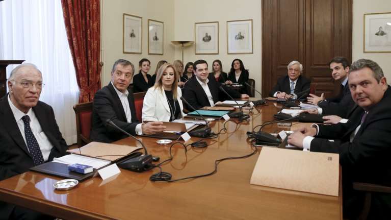 Με μεγάλες διαφωνίες η σύσκεψη των πολιτικών αρχηγών