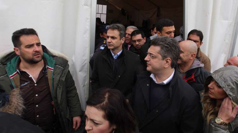 Μητσοτάκης από Ειδομένη: Να μεταφερθούν άμεσα οι πρόσφυγες στα κέντρα