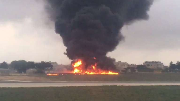 Δεν ανήκει στη Frontex το αεροσκάφος που κατέπεσε στη Μάλτα