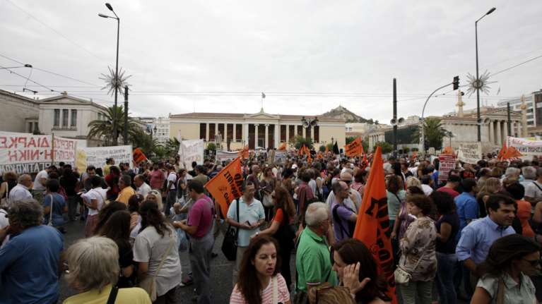 Kλείνει το κέντρο για το πανεκπαιδευτικό συλλαλητήριο στα Προπύλαια