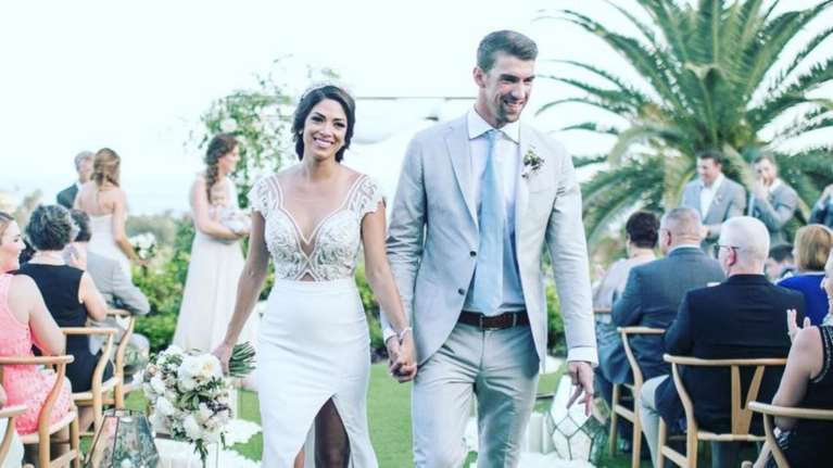 Οι πρώτες εικόνες από τον κρυφό ρομαντικό γάμο του Μάικλ Φελπς