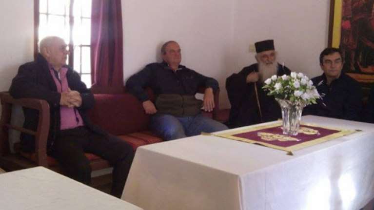 Καραμανλής και Νατάσα επισκέφθηκαν το κελί του Παΐσιου