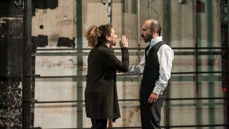 Ένα πεδίο βολής στην Πειραματική Σκηνή του Εθνικού