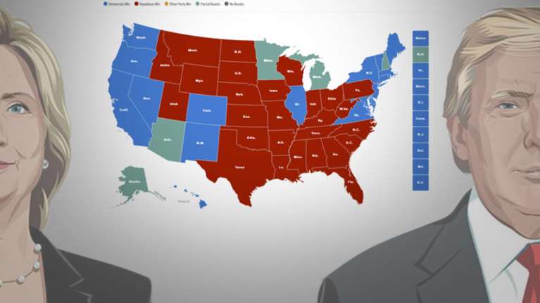 Aναλυτικά τα αποτελέσματα των αμερικανικών εκλογών ανά πολιτεία