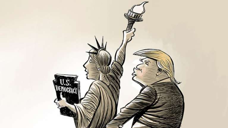 Αυτό είναι ίσως το καλύτερο σκίτσο για τον Ντόναλντ Τραμπ