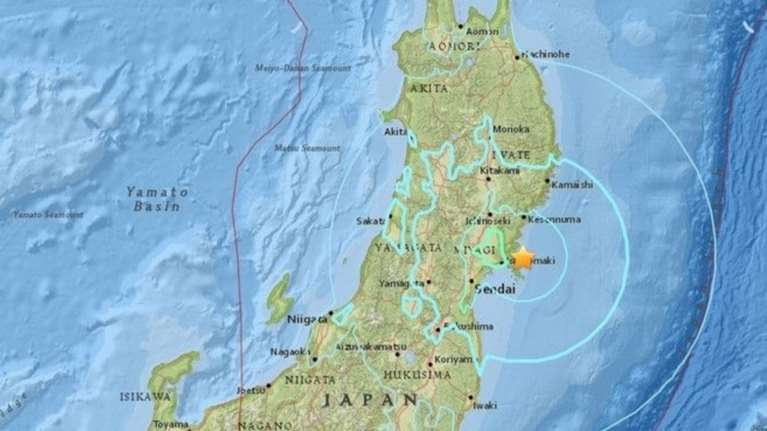 Ισχυρή σεισμική δόνηση 6,2 Ρίχτερ σε νησί στην Ιαπωνία