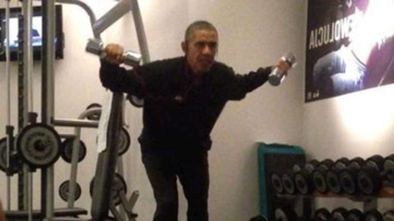 Πρωινή γυμναστική έκανε ο Ομπάμα στο Βερολίνο