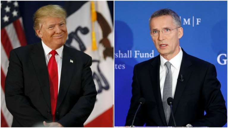 Τηλεφωνική επικοινωνία Τραμπ με τον γενικό γραμματέα του ΝΑΤΟ