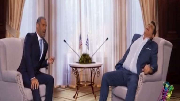 Κανάκης - Σερβετάς: Η παρωδία της συνάντησης Τσίπρα-Ομπάμα προκαλεί δάκρυα