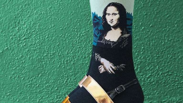 Κάλτσες φετίχ με ντα Βίντσι, Μποτιτσέλι και Πικάσο