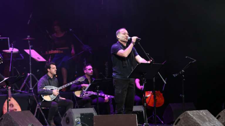 Τραγουδώντας τον μεγάλο Μ.Ελευθερίου στο Παλλάς.Μια βραδιά με τον Π. Κανάρη