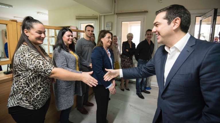 Ο Τσίπρας εγκαινιάζει το Γραφείο Πρωθυπουργού στη Θεσσαλονίκη