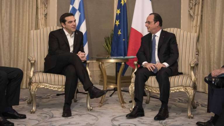 Τσίπρας - Ολάντ: Επιβεβλημένη η συμφωνία μέχρι το Eurogroup