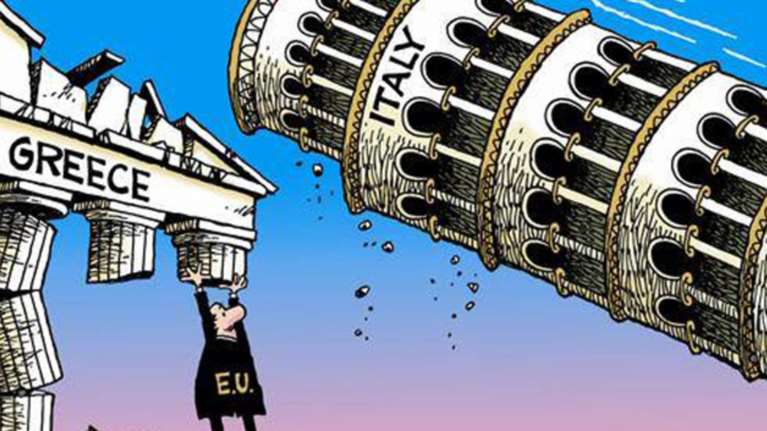 Το σκίτσο που τα λέει όλα για το αύριο Ιταλίας &amp; Ελλάδας