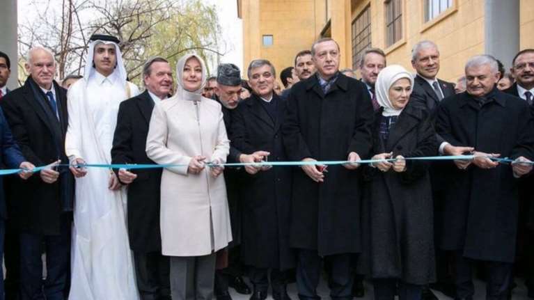 O Γ. Παπανδρέου μαζί με τον Ερντογάν σε εγκαίνια στην Τουρκία