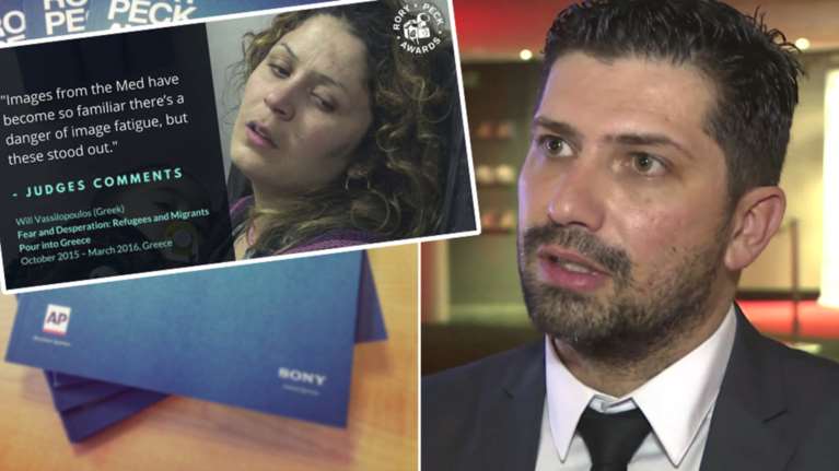 Διεθνής βράβευση για Ελληνα ρεπόρτερ: Το συγκλονιστικό βίντεό του
