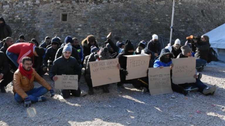 Απεργία πείνας και κινητοποιήσεις στον καταυλισμό της Σούδας