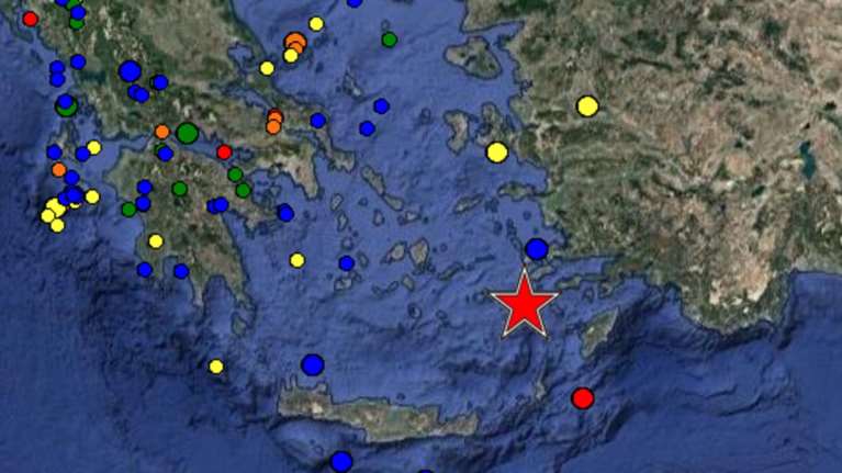 Ισχυρός σεισμός 5,1 Ρίχτερ στη Νίσυρο
