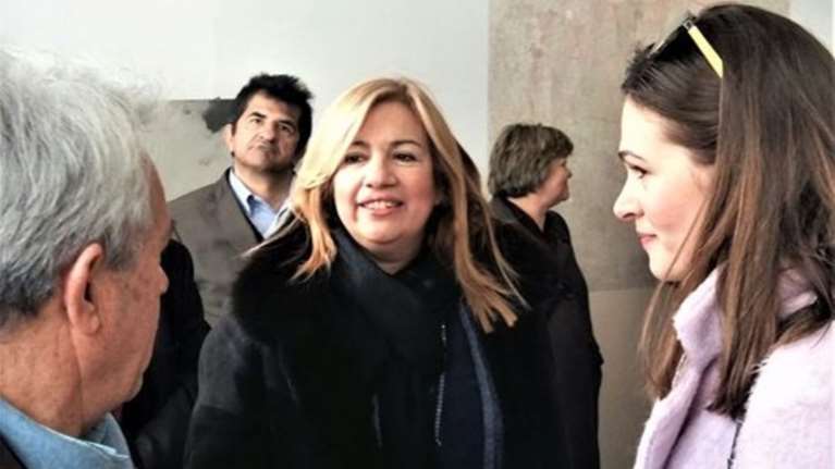 Η Φώφη έστειλε μήνυμα από το μουσείο της Εθνικής Αντίστασης