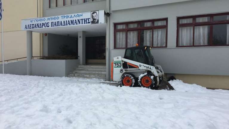 Κλειστά σχολεία σε Τρίκαλα, Ιωάννινα, Δ. Μακεδονία λόγω χιονιά