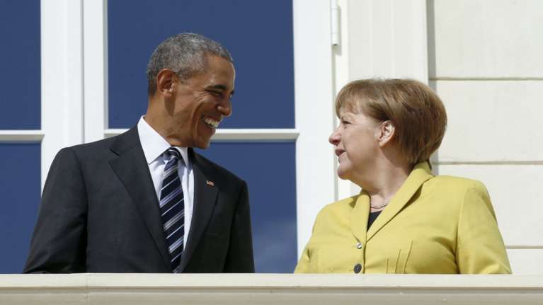 Στη Μέρκελ το τελευταίο επίσημο τηλεφώνημα του Μπαράκ Ομπάμα