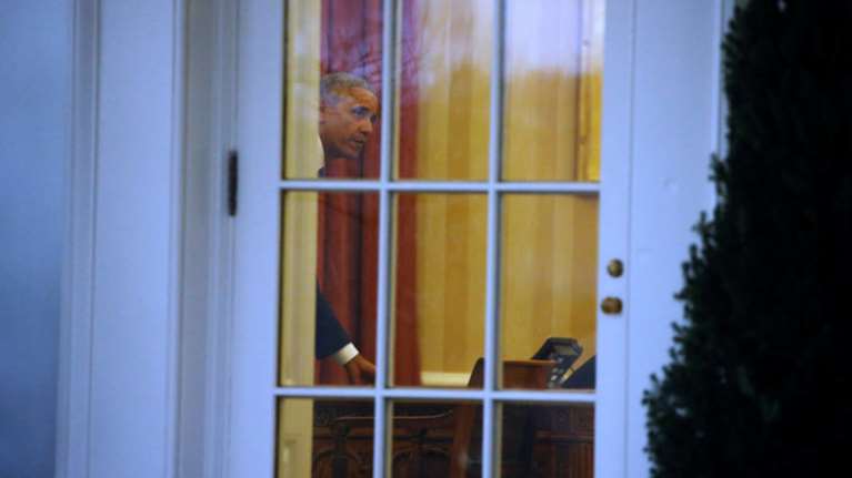 Οι τελευταίες στιγμές του Μπαράκ Ομπάμα στο Οβάλ Γραφείο [Εικόνες]