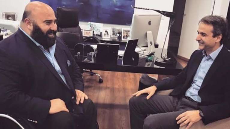 Η συνάντηση του Κυριάκου με τον ευαίσθητο γίγαντα Π.Μάμαλο